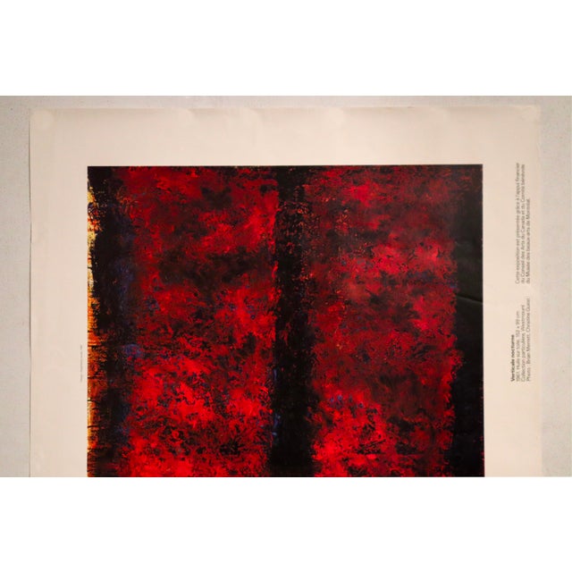 Date: 1988 Size: 25 x 38.5 inches About the poster: Exhibition poster from show "La Profondeur de la Couleur" (the depth...