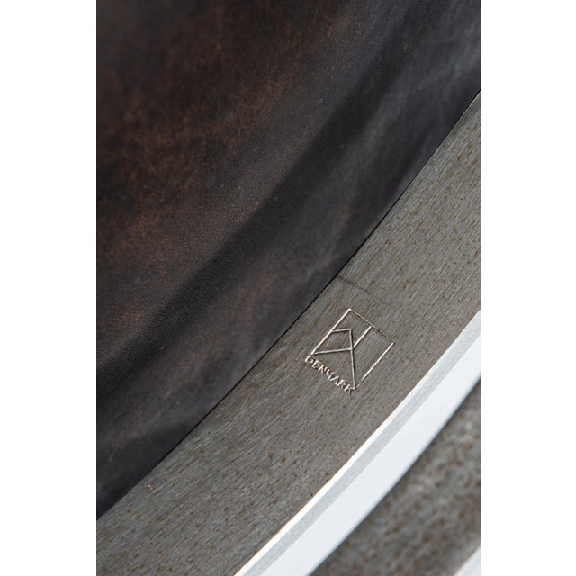 Poul Kjærholm Set of Modern Danish Leather and Steel PK-22 Side Chairs by Poul Kjærholm, 1950s For Sale - Image 4 of 8