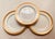 Gold Minton for Tiffany & Co. Bone China Dinner Plates, Raised Gold Gadroon Border, Set of 3 | C. 1904 For Sale - Image 8 of 18