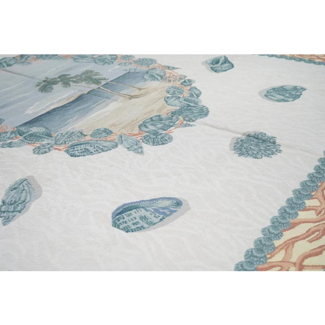 French Aubusson Design Rug 7'10'' X 9'11'' For Sale In New York - Image 6 of 10