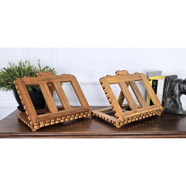 Italian Carved Adjustable Book Rest For Sale - Image 10 of 11