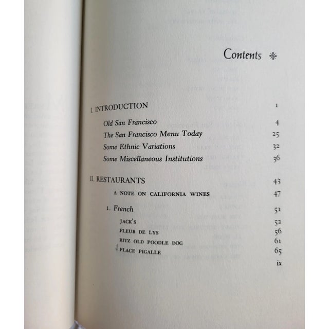 1960s 1963 Cooks Tour of San Francisco Best Restuarants & Recipes Cookbook by Doris Muscatine For Sale - Image 5 of 12