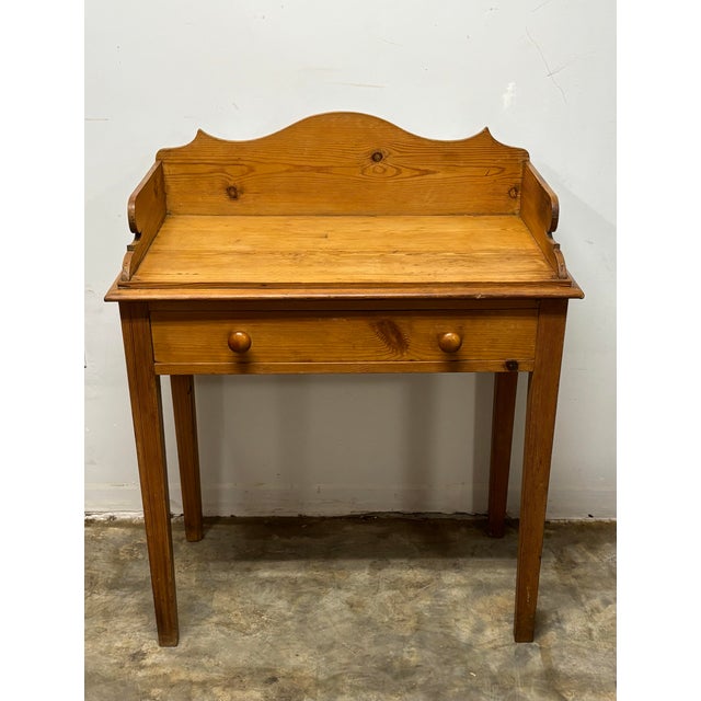 English Antique English Pine Washstand For Sale - Image 3 of 8