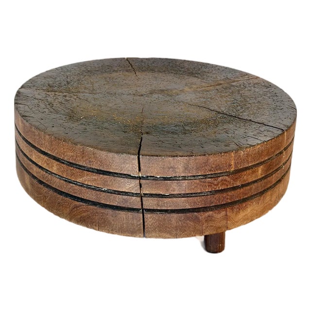 Early 20th Century Wood Tuk-Away Butcher Block For Sale