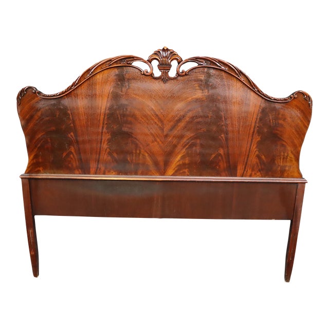 Flame Mahogany Double Headboard Chairish