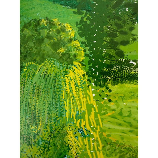 Paper David Hockney, a Year in Normandie, 2020-2021 (Detail) Composite iPad Painting, Copyright David Hockney, Printed in Uk For Sale - Image 7 of 13