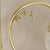 Gold Art Nouveau Three-Light French Chandelier, 1900s For Sale - Image 8 of 16