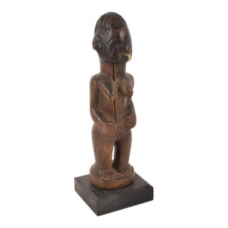 Early 20th Century Makonde Standing Figure on Custom Base Tanzania For Sale
