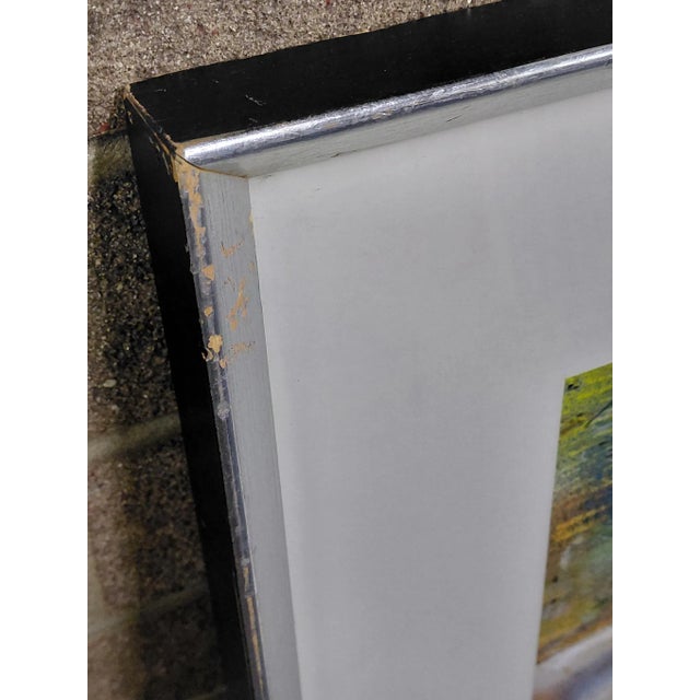 Framed J. Akston "Mystery in the Skies 1974" Acrylic on Paper For Sale - Image 9 of 10