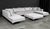 Gray B&b Italia Gray Suede Upholstered Sectional Sofa For Sale - Image 8 of 14