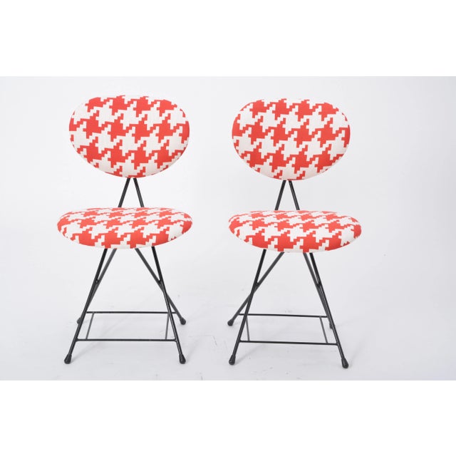 Mid-Century Modern Set of Vintage Dutch Model F & T Dining Chairs by Rob Parry, 1950s For Sale - Image 3 of 9