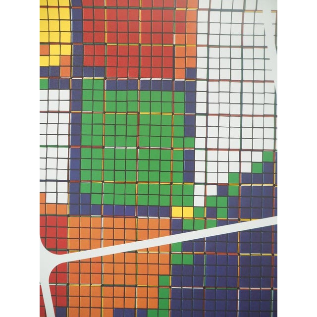 Rubikcubist Poster after Space Invader For Sale - Image 4 of 8