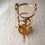 Neoclassical Umbrella Stand of Gilded and Hammered Iron on Footed Base For Sale - Image 17 of 18