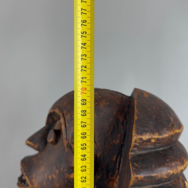 Large 20th Century Ritual African Tribal Statue in Wood For Sale - Image 10 of 11