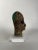 African Mid 20th Century Beaded Head From Cameroon on Lucite Plinth For Sale - Image 3 of 6