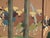 1950s Vintage Japanese Byobu Four Panel Folding Screen Picture Caravan of Men Signed For Sale - Image 5 of 18