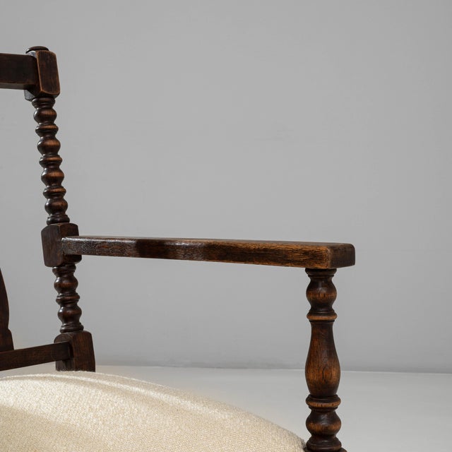 20th Century French Baroque Wooden Armchairs With Upholstered Seats - A Pair For Sale - Image 14 of 18