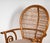 Boho Chic 1970s A Rattan and Bamboo Breakfast Table and Two Chairs For Sale - Image 3 of 12