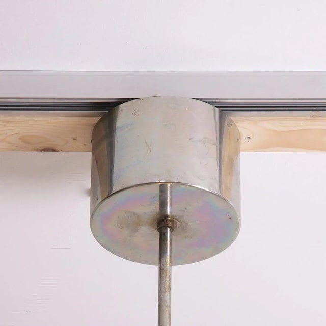 Glass Large Glass Chandelier by Austrolux for Eba Leuchten, 1960s For Sale - Image 7 of 9