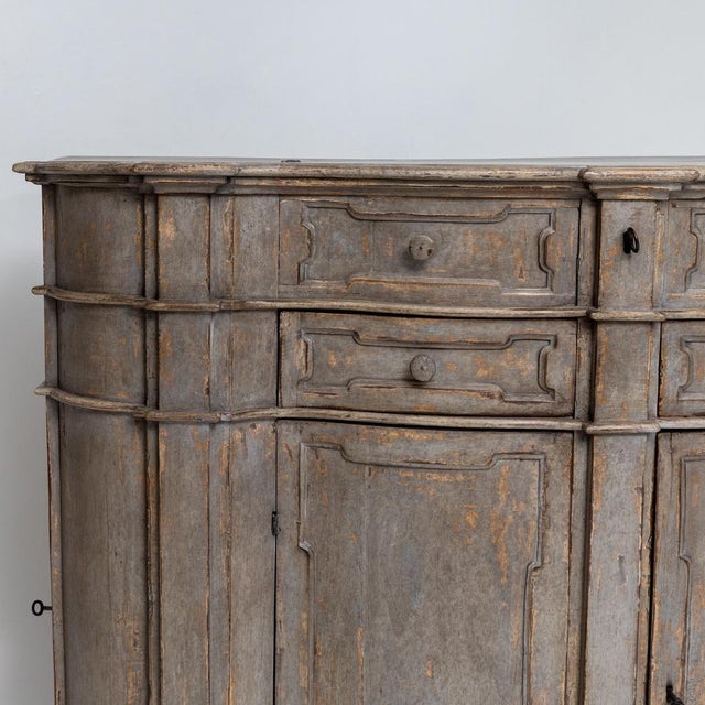 Large Painted Buffet, Italy, 18th Century For Sale - Image 6 of 9
