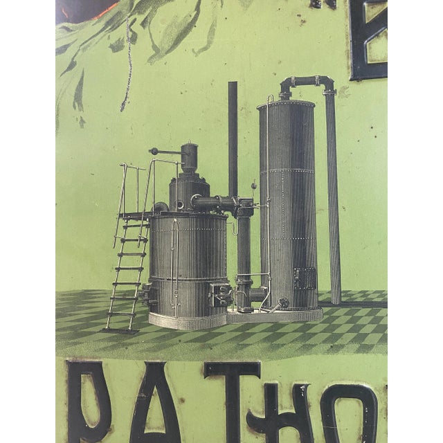 Italian Tin Advertising Sign from Bachtold Engines For Sale - Image 9 of 18