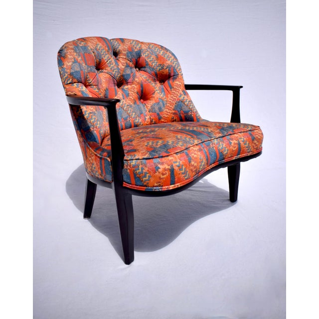 Set of Four Edward Wormley Walnut Armchairs for the Janus Collection of Dunbar For Sale - Image 9 of 12