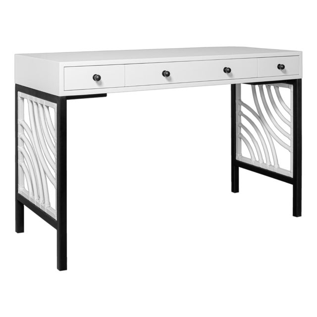 Swirl Writing Desk - White For Sale