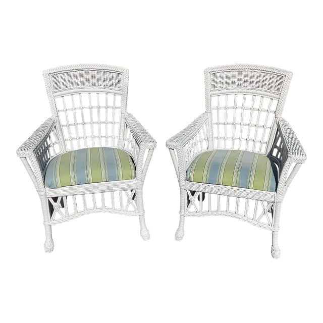Vintage Wicker Chairs For Sale