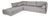 Nomade Grande L-Shaped Sofa in Soft Grey Bouclé from Ligne Roset For Sale