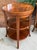 Wood Vintage Walnut Two-Tiered End Tables, Side Tables With Starburst Veneer Top - Pair For Sale - Image 7 of 12