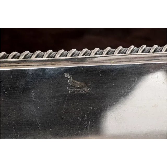 Antique 19th Century English Regency Old Sheffield Silver Knife Serving Bowl For Sale - Image 4 of 9