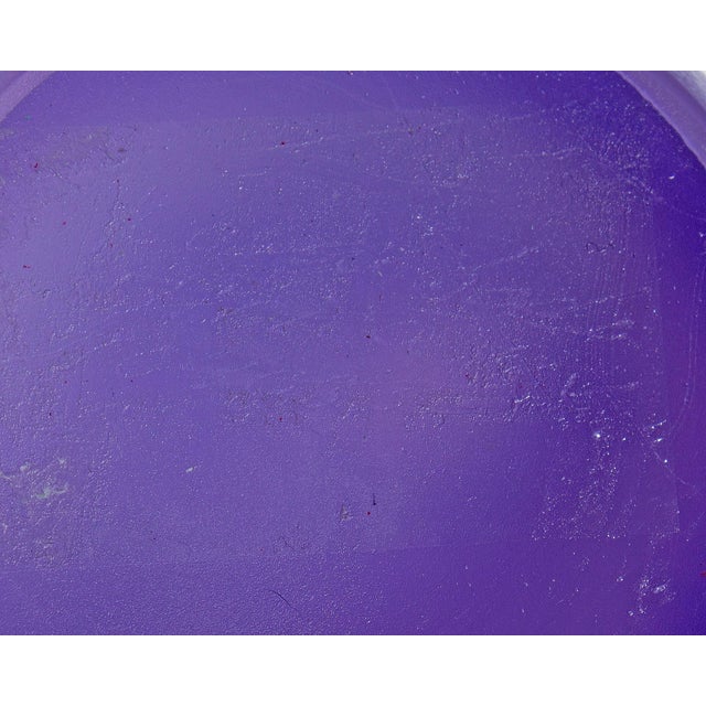Purple Ulrica Hydman Vallien Kosta Boda “Funghi” Purple Glass Vase For Sale - Image 8 of 8
