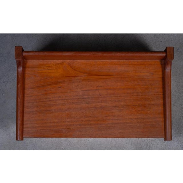 Wall-Mounted Teak Bedside Tables attributed to Børge Mogensen, 1950s, Set of 2 For Sale - Image 9 of 10