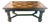 Gothic Revival Oak Draw Leaf Dining Table For Sale