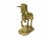 Mid 20th Century Vintage Brass Unicorn Horse Figurine Model For Sale - Image 5 of 7