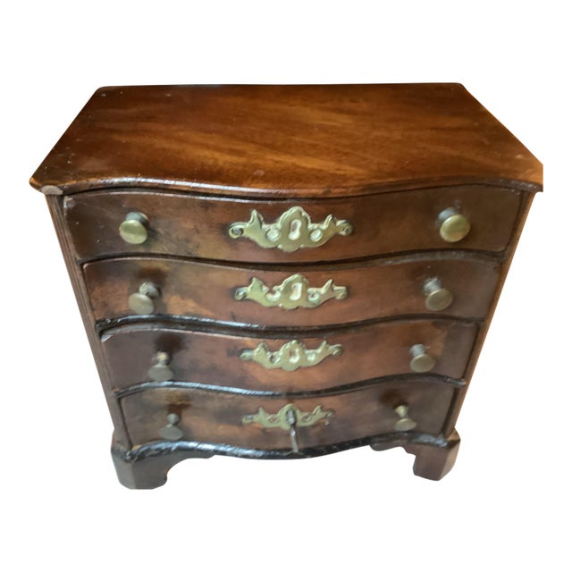 Mid 19th Century Miniature Chest of Drawers For Sale