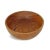 Contemporary Simple Teak Wood Bowl For Sale - Image 3 of 7