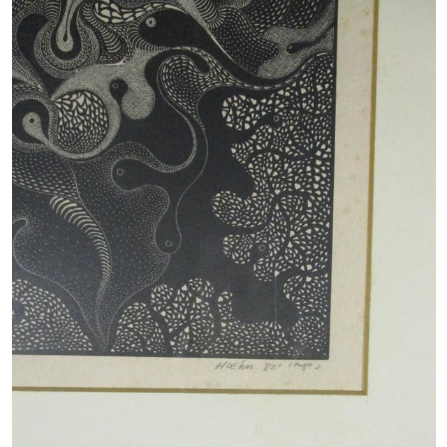 Etching Artist Proof Dated 1982 by Hoehn For Sale - Image 4 of 6