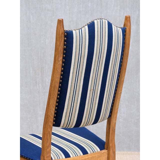 Brown Vintage Danish Oak Dining Chairs by Henning Kjærnulf for Nyrup Furniture Factory, 1960s, Set of 6 For Sale - Image 8 of 16