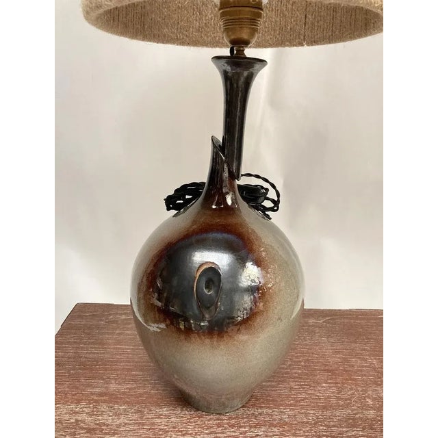 Ceramic Vintage Ceramic Lamp, 1970s For Sale - Image 7 of 10