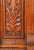 Brown 1890s Neoclassical Oversized Carved Cherry Wood Fireplace Mantel For Sale - Image 8 of 16