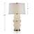 Ivory Ivory Glass Banister Table Lamp For Sale - Image 8 of 9