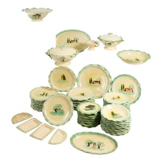 Vintage Tableware, 1960s, Set of 70 For Sale