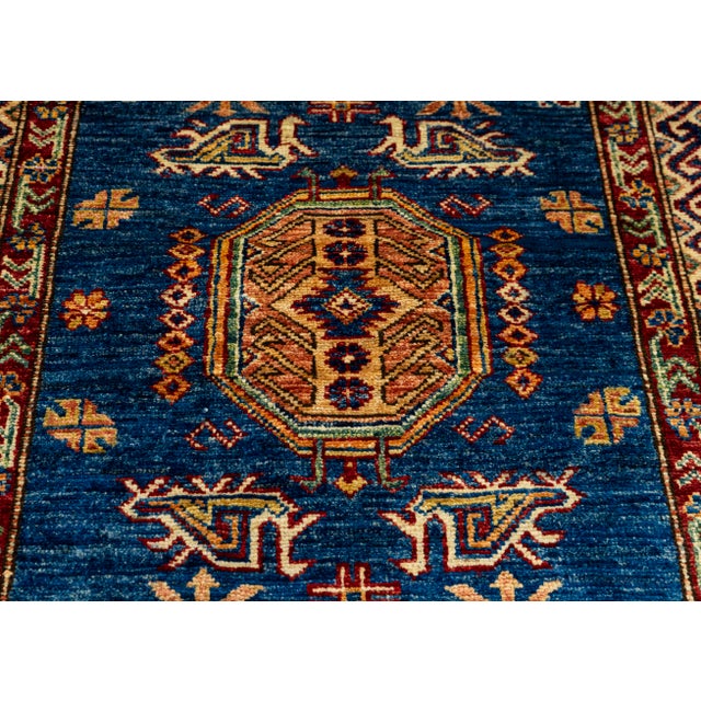 Oriental Handmade Rug 2'9" x 10'5" For Sale - Image 4 of 4