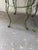 A Pair of Vintage Mid-Century Modern Wrought Iron Bench / Foot Stools. Circa 1960s For Sale - Image 12 of 18