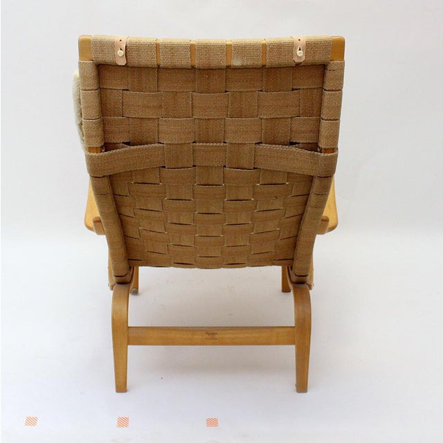 Bruno Mathsson Lounge Chair by Bruno Mathsson for Firma Karl Mathsson, 1940s For Sale - Image 4 of 6