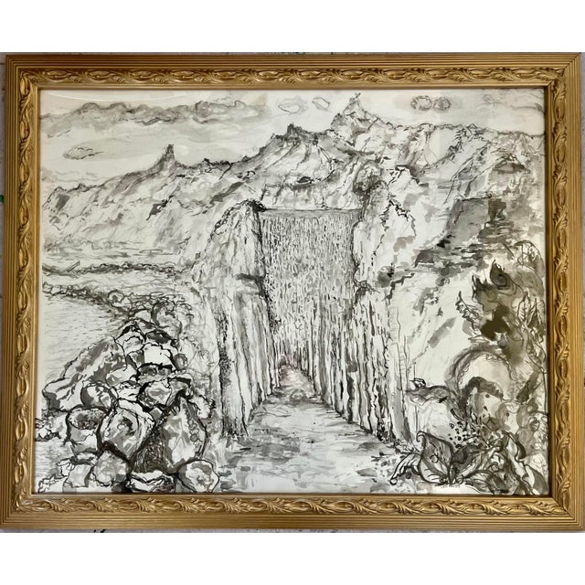 "Utopia", Original Pen & Ink, Van Ness For Sale In Saint Louis - Image 6 of 10