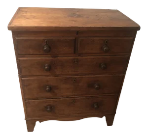Lift Top Blanket Chest with Original Hardware