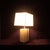 Italian Rationalist Geometric Parchment and Metal Table Lamp by Tommaso Barbi, 1970s For Sale - Image 16 of 17