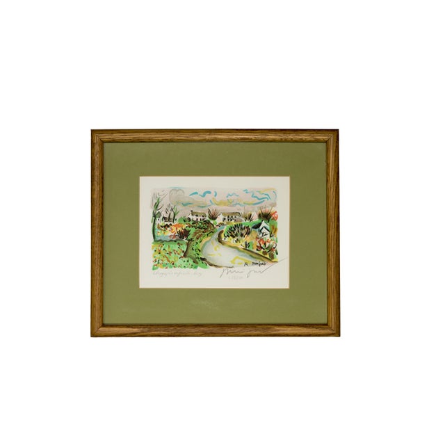 Mid 20th Century Lithographs Collection by French-Carribean Artist Alexandre Minguet - Set of 8 For Sale - Image 10 of 18